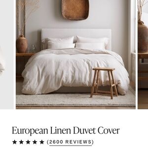 Quince European Duvet Linen Duvet Cover Full/Queen